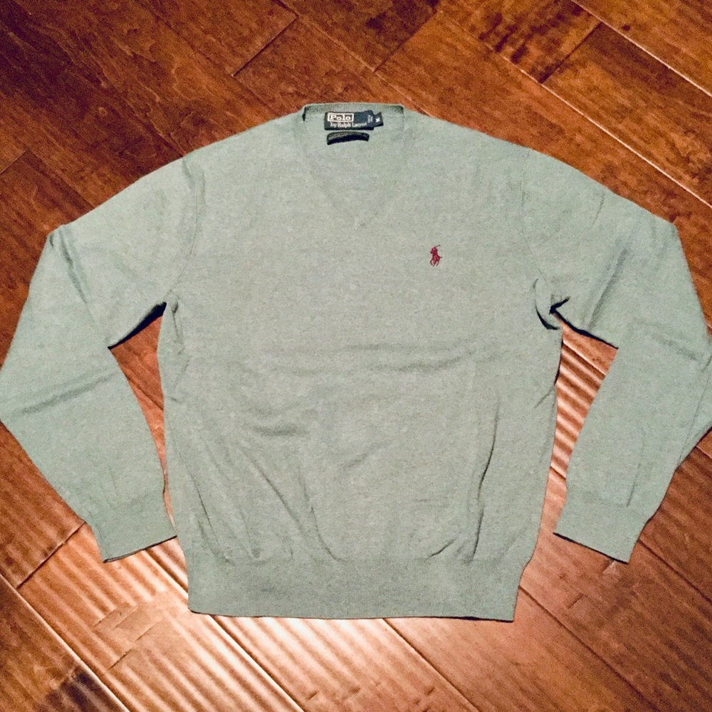Polo Ralph Lauren Pima Cotton V-Neck Sweater